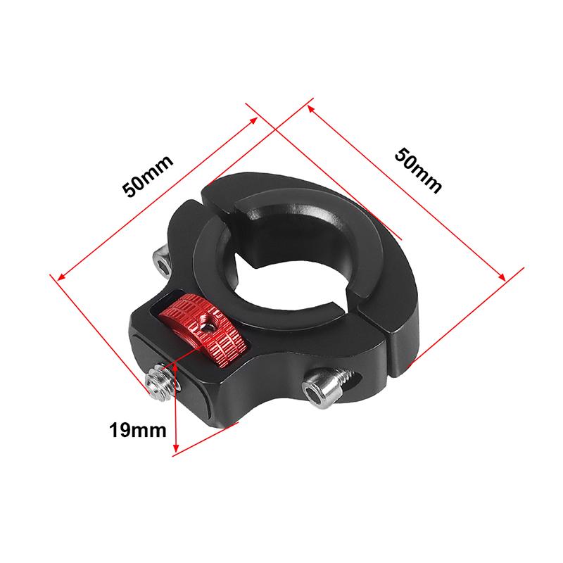 Kẹp Tay Lái Xe Đạp Xe Máy Vít 1/4 Xe Đạp Seatpost Kẹp Cho GoPro 12 11 Cho Insta360 X3 Chân Đế GPS Giá Đỡ Điện Thoại