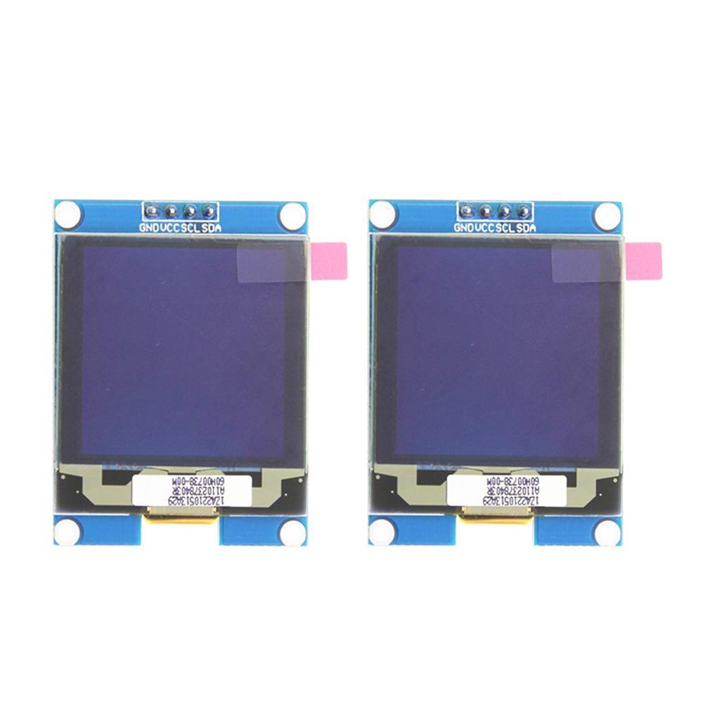 2 Pcs 1.5inch OLED Display Module I2C IIC 128x128 SSD1327 for