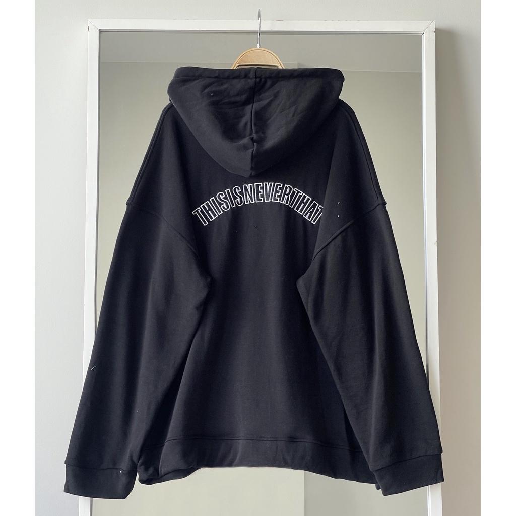 Áo Khoác Nỉ Bông NEVER Hoodie Zip Unisex Nam Nữ Form Rộng Phong Cách Hàn Quốc Ảnh Thật Có Sẵn