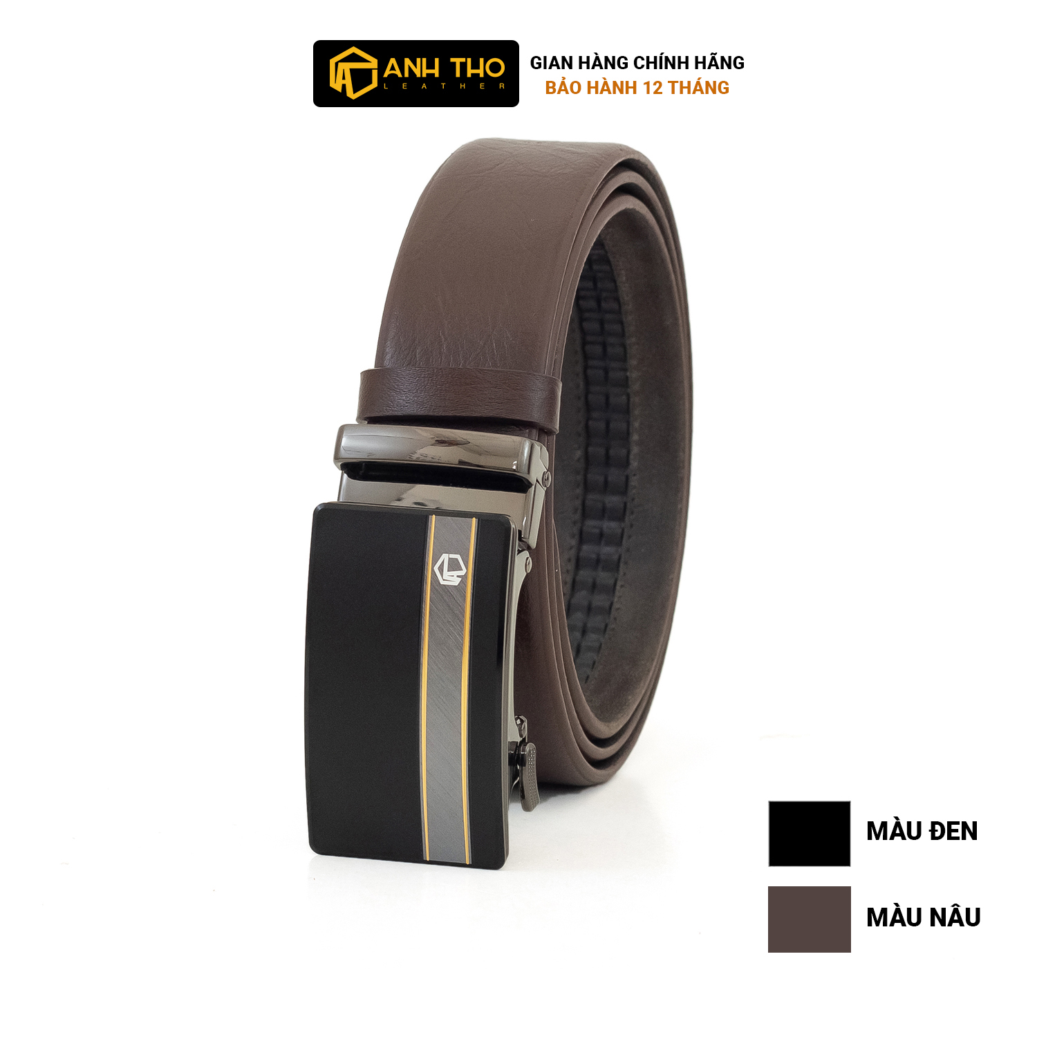 Thắt lưng tự động KURO | MST4-28 | Anh Tho Leather