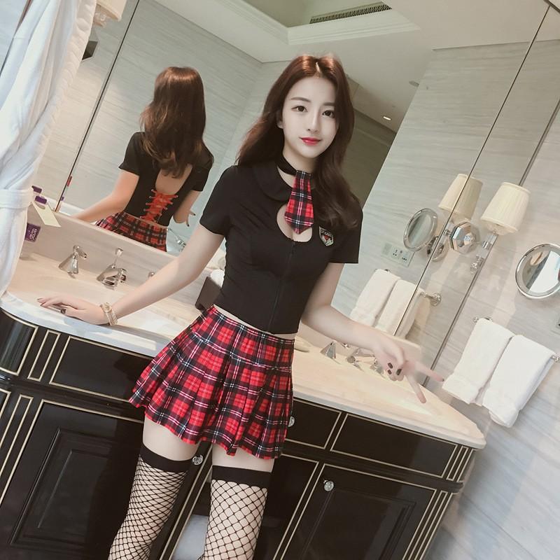 Đồ ngủ cosplay nữ sinh gợi cảm, hóa trang đồng phục quyến rũ sexy TK2668