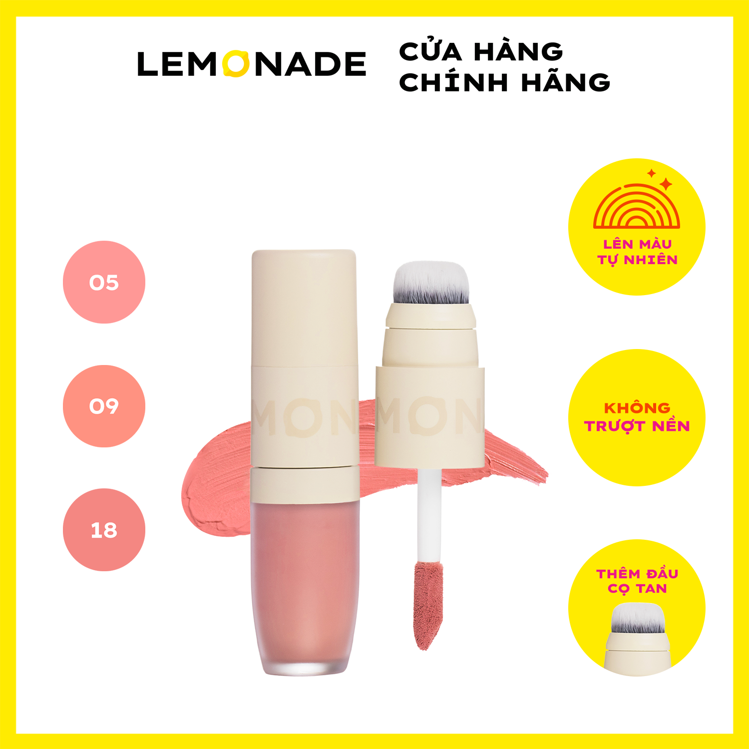 Má kem mịn lì thuần chay Lemonade Perfect Couple 5 Years 8.5g