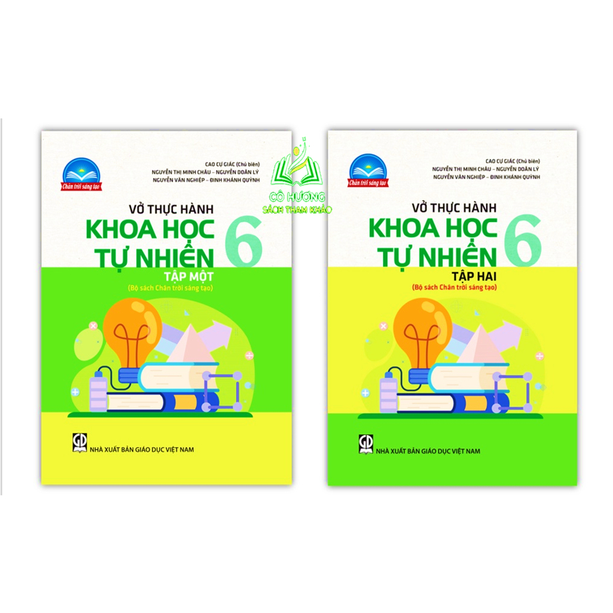 Sách - Combo Vở thực hành Khoa học tự nhiên 6 - Tập 1 + 2