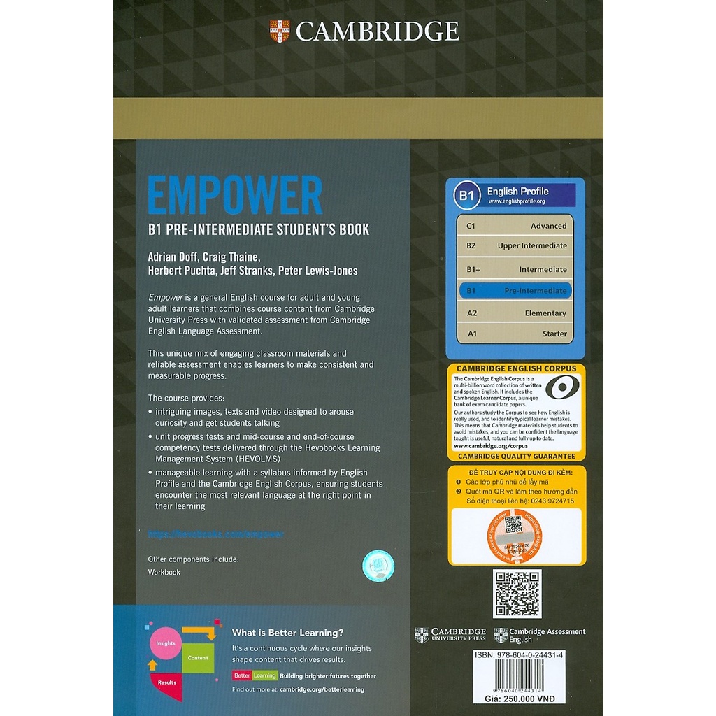 Combo Empower B1 Pre-Intermediate Student's Book with Online Access + Worbook