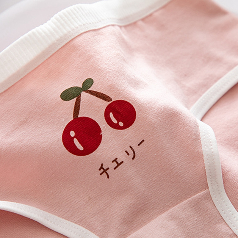 Combo 5 quần lót nữ cotton dễ thương Freesize - Kiểu Cherry