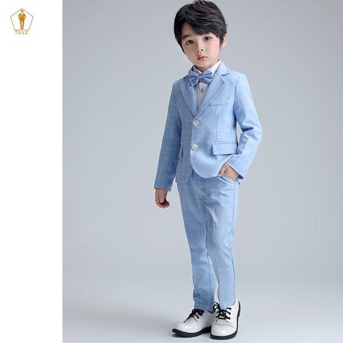 Bộ, Set Vest TRAZ Karo Cho Bé Trai, Trẻ Em, Con NítBé Mập Cao Tăng 1, 2 Size