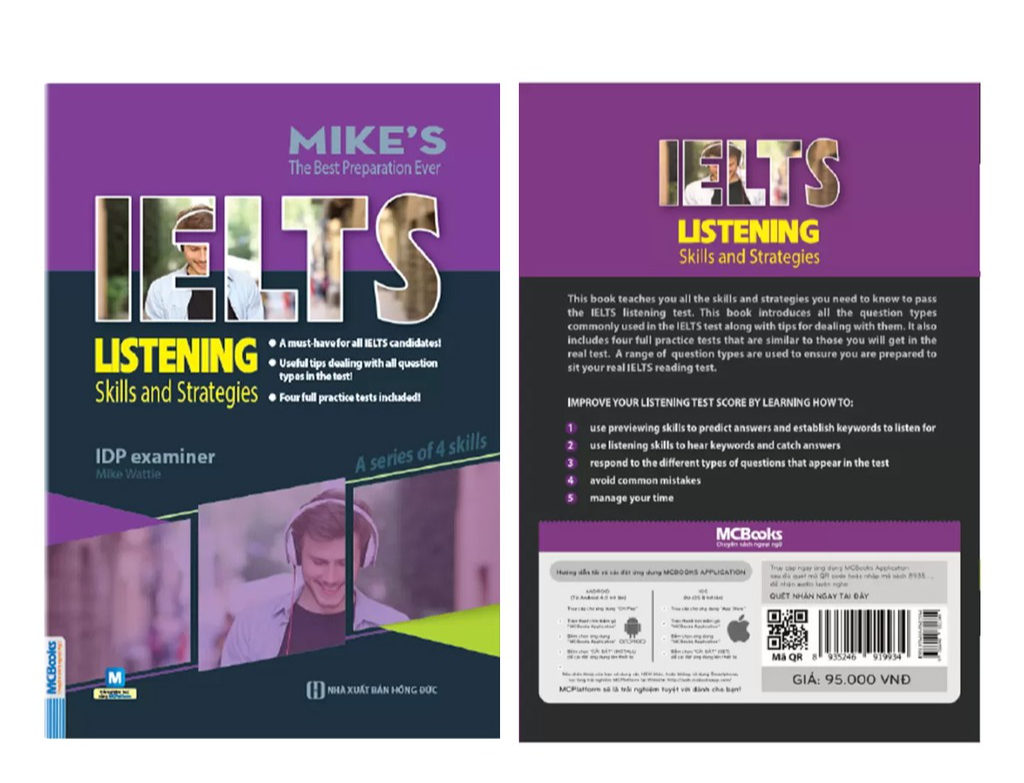 Ielts Listening - Skills And Strategies - Dành Cho Người Luyện Thi Ielts - Học Kèm App Online - Bản Quyền