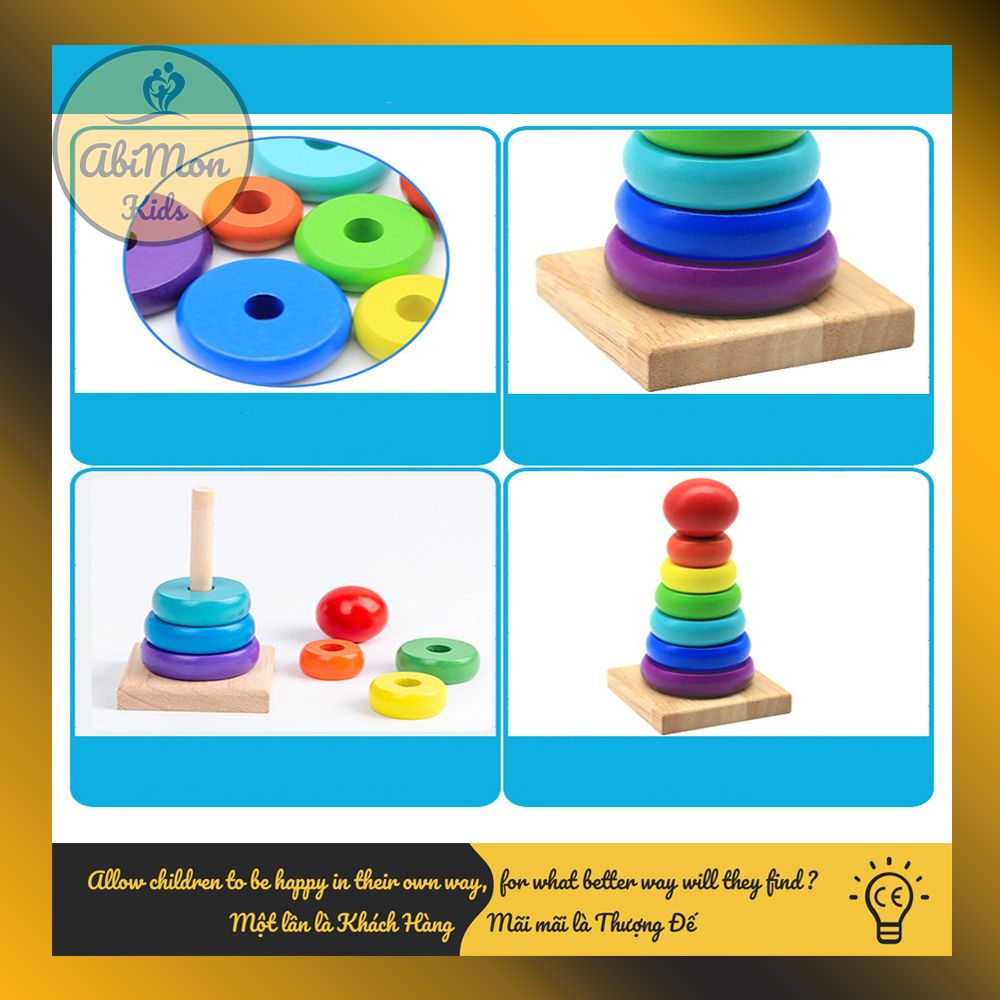 Combo 6 Món Đồ Chơi Gỗ Thông Minh Cho Bé || Montessori cao cấp || Đồ chơi Gỗ - Giáo dục - An toàn - Thông minh