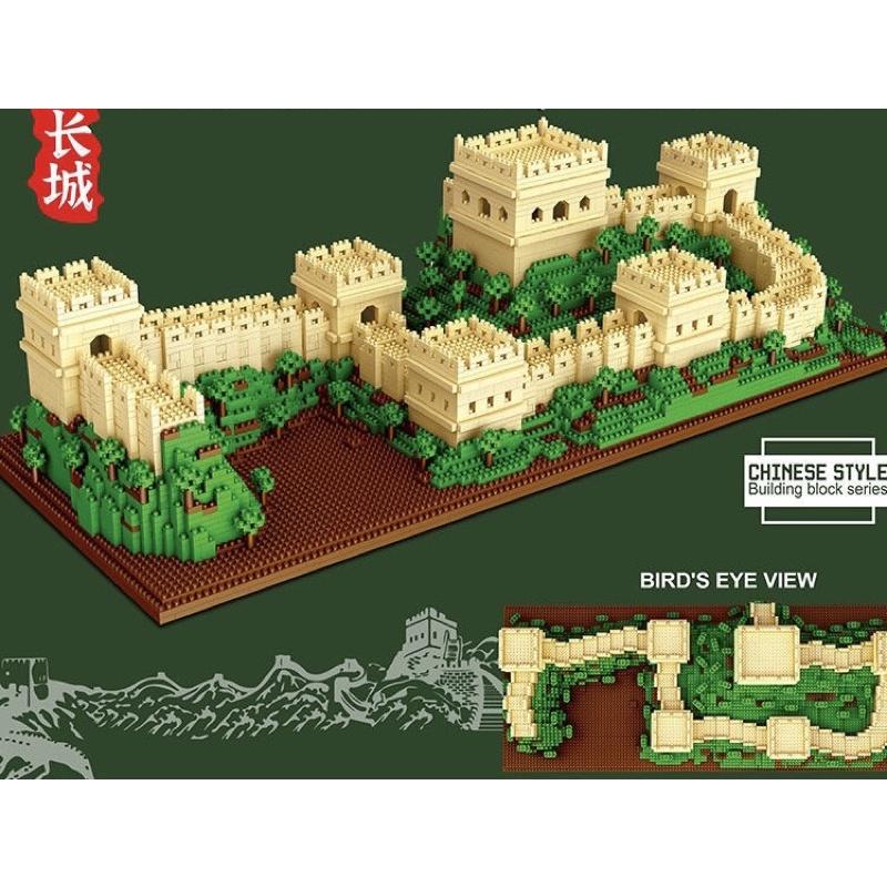 Bộ đồ chơi xếp hình lắp ráp kiến trúc city building vạn lý trường thành cung điện lâu đài dạng nanoblock giá rẻ