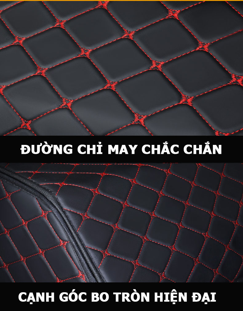 Hộp Đựng Đồ Cốp Ô Tô Cỡ Lớn; Bọc Da Sang Trọng; Có Thể Gập Lại; Trang Trí Nội Thất Xe Hơi