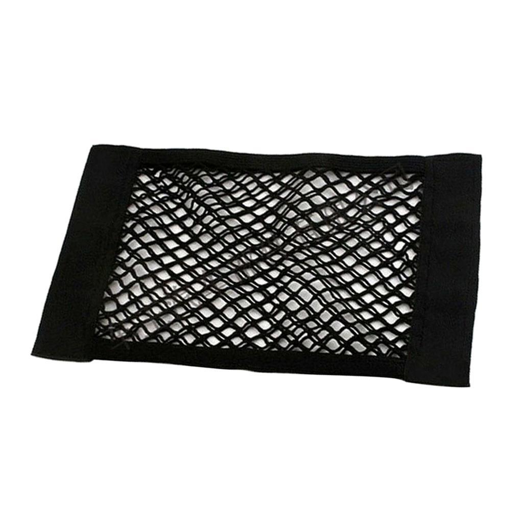 3x Car Seat Organizer Storage Bag Elastic Mesh Net Pocket, for Auto Vehicle Van