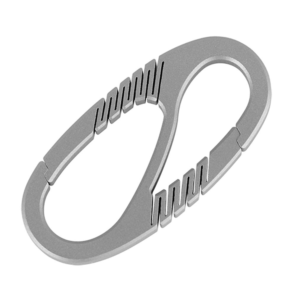 Móc chìa khóa hợp kim titan siêu nhẹ Carabiner