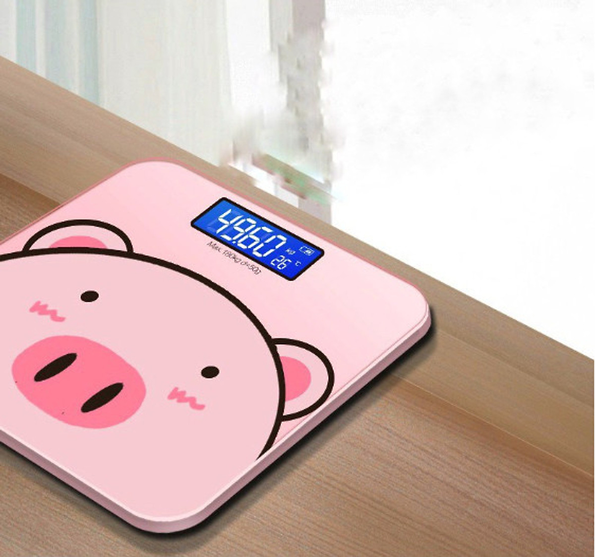 Cân Điện Tử Sức Khỏe Hình Chú Heo Xinh Xắn Dành Cho Gia Đình