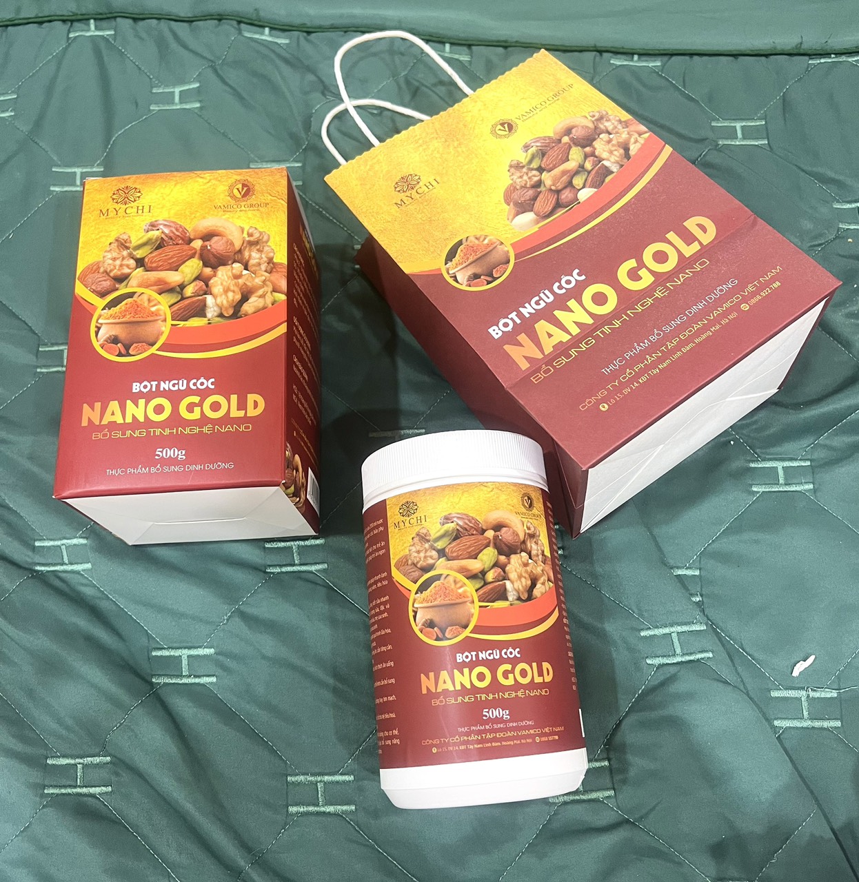 Bột ngũ cốc Nano Gold Mychi - Tập Đoàn Vamico Việt Nam