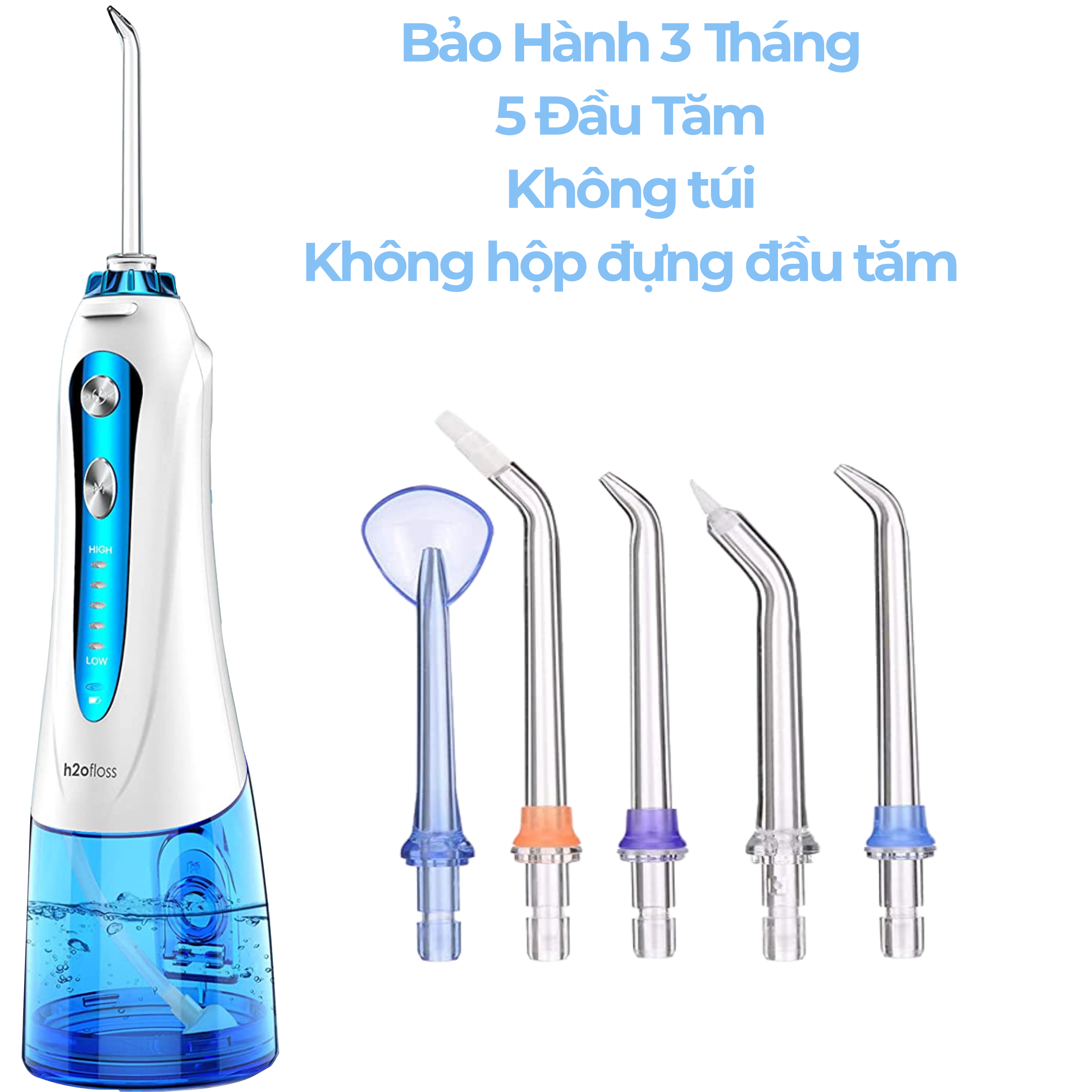 Tăm nước cầm tay H2ofloss HF-9P. Phiên bản thế hệ thứ 5