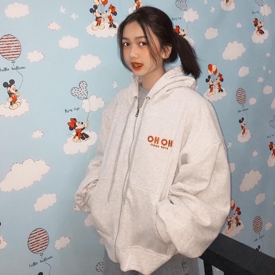 Áo Khoác nỉ Hoodie OHOH CÓ UP HÌNH THẬT Ở CUỐI