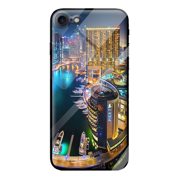 Ốp lưng kính cường lực cho iPhone 8 CẢNH 7 - Hàng chính hãng