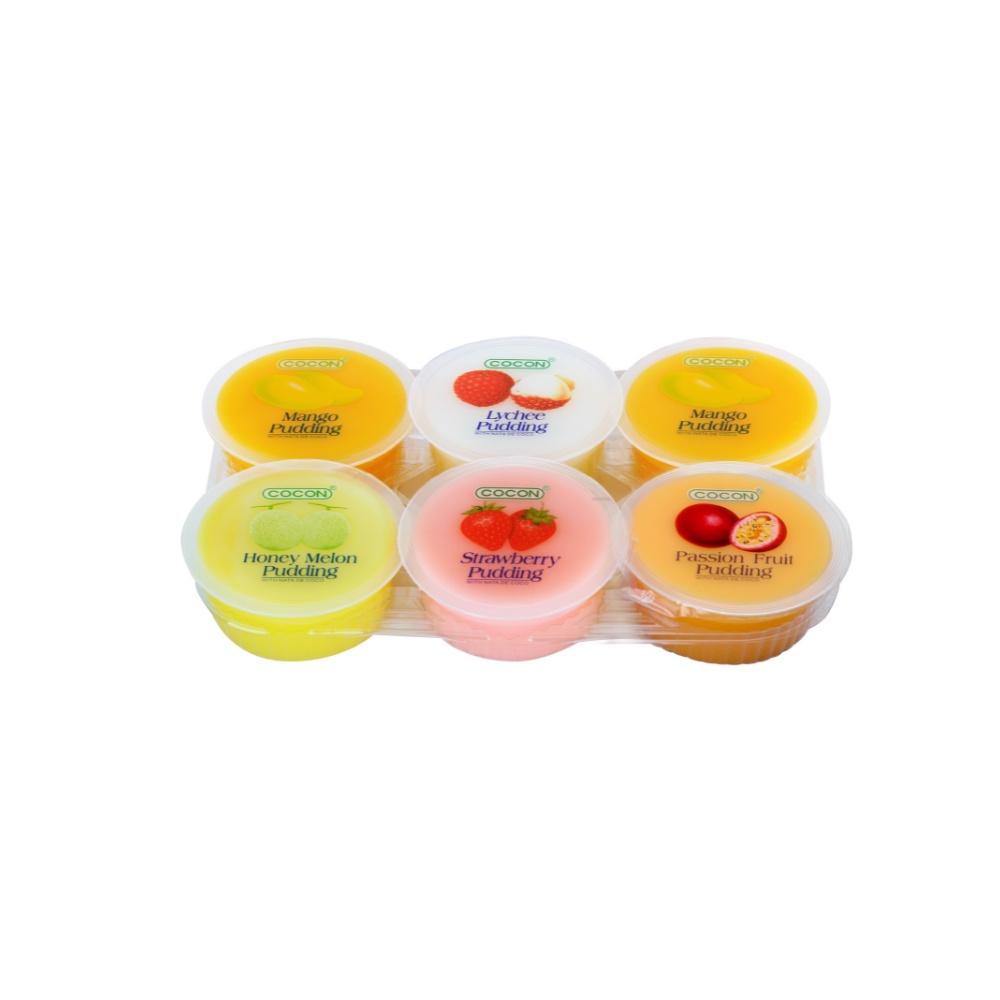 Thạch trái cây - Cocon Nata de Coco Pudding Assorted 480g