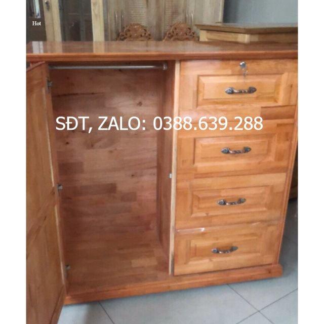 Tủ áo trẻ em gỗ thông