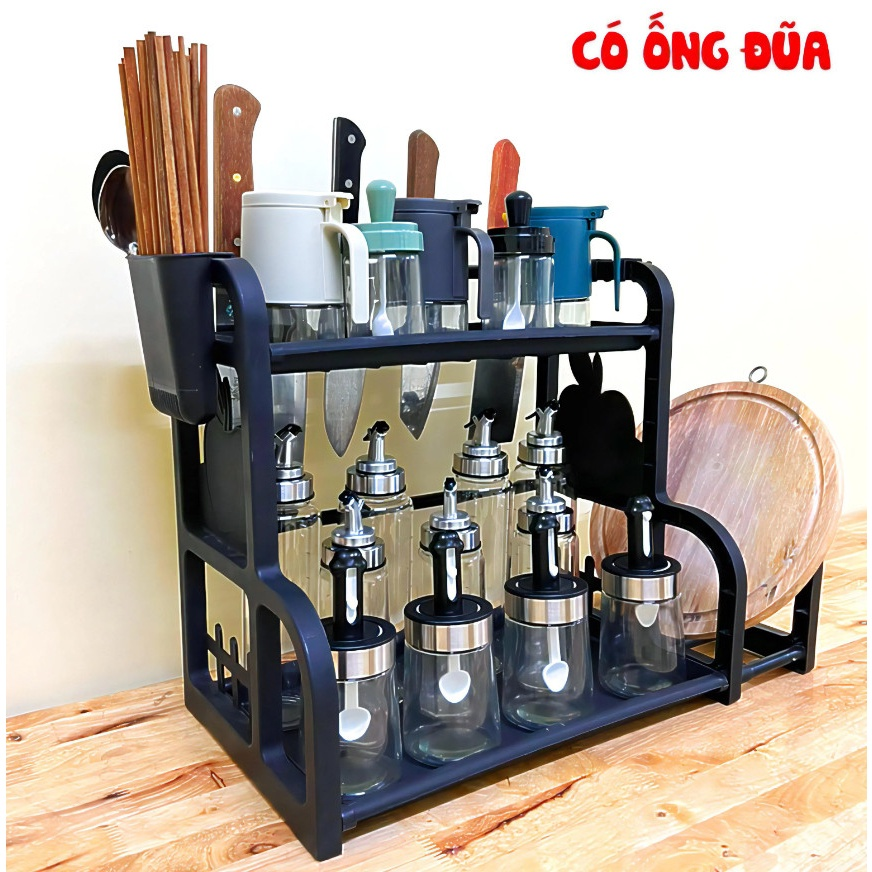 Kệ để gia vị nhà bếp chữ b 3623 Tashuan có khay để thớt, kệ đựng gia vị, kệ nhà bếp - Hàng công Việt Nam chất lương cao, kệ đựng gia vị nhà bếp