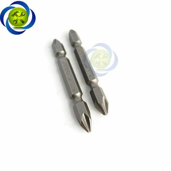 Mũi vặn vít 2 đầu PH2 Suretorq 1563-1002 PL màu xám dài 65mm