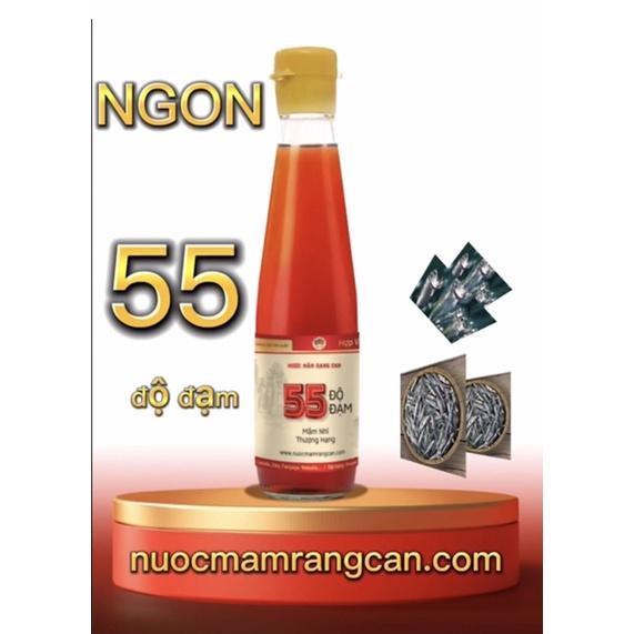 Nước mắm nhĩ ngon truyền thống 55 ĐỘ ĐẠM-Thượng Hạng chai 250ml