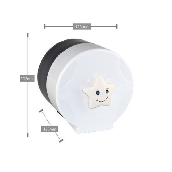 Hộp đựng giấy vệ sinh gắn tường bằng nhựa 14cm cỡ nhỏ