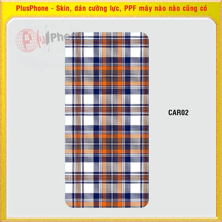 Dán Skin cho mặt sau Tecno Pova 4 Pro in hình caro