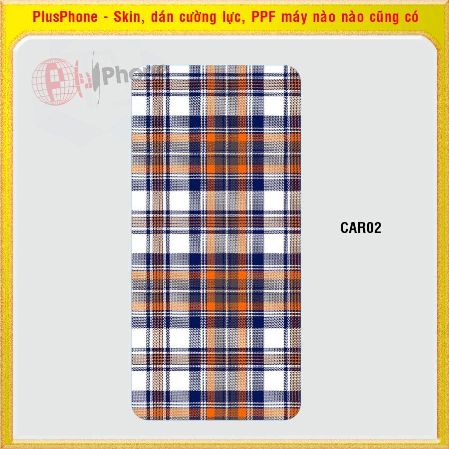 Dán Skin mặt sau cho Google Pixel 4, 4 XL (4XL), 4a, 4a 5G, Pixel 5, 5a 5G in hình caro