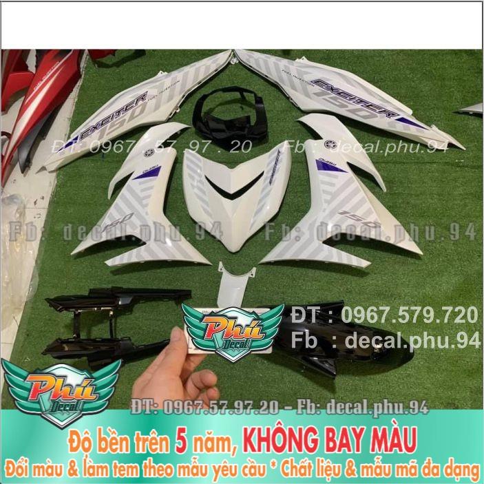 Tem rời Exciter 150 Trắng