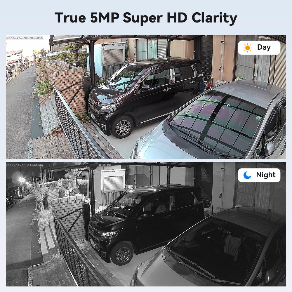 H.View Cctv Security Camera Poe Ip Ptz 5Mp 8mp 4K Dome Giám sát video âm thanh ngoài trời cho hệ thống Nvr Kích thước cảm biến Xmeye: 8MP