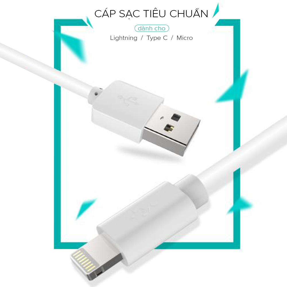 Cáp sạc JUYUPU N102040 2A dài 1m giá rẻ dây sạc iPhone Micro Type C phù hợp điện thoại Samsung OPPO Vivo HUAWEI XIAOMi - HÀNG CHÍNH HÃNG