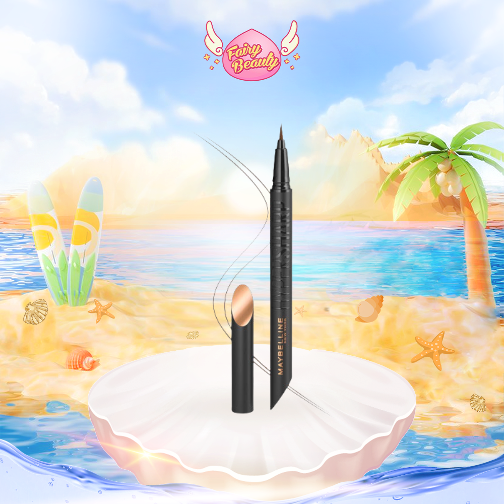 Maybelline New York Bút Kẻ Mắt Nước Siêu Sắc Mảnh, Không Lem Trôi Hyper Sharp Liner Extreme 0.4G - Br1 - Natural Brown