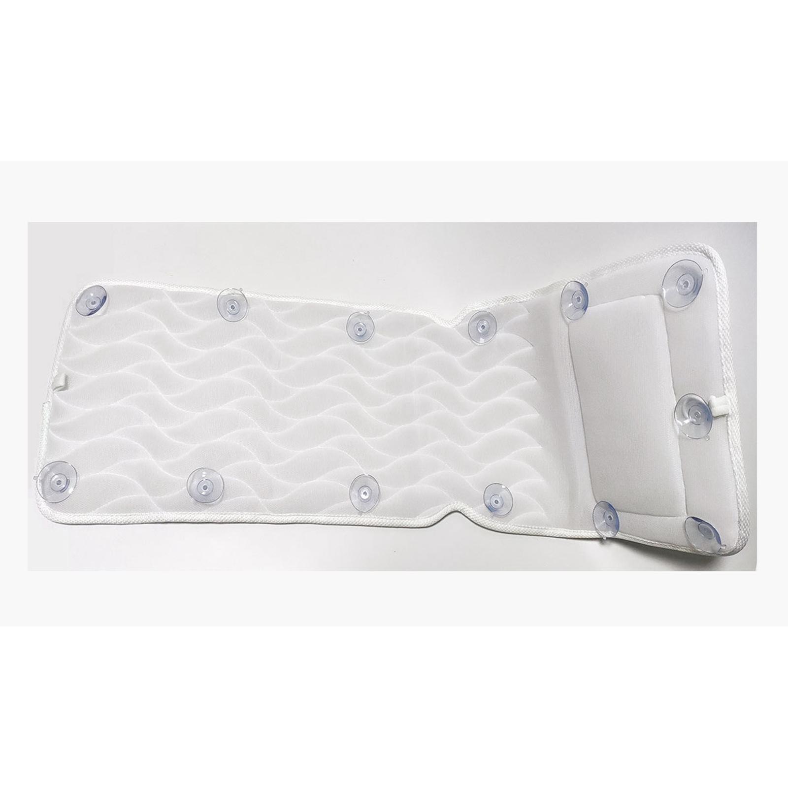 Full Body Bath Pillow Head Rest Back Support for Bathtub Home Bathing