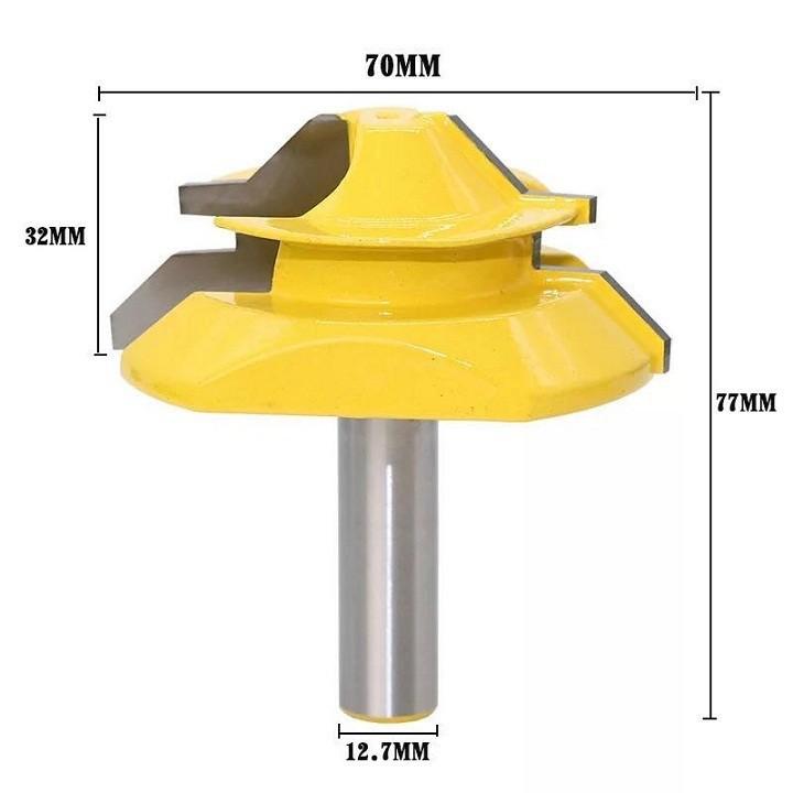 Mũi phay gỗ ghép hộp cho ván dày 20-32mm hợp kim chuẩn loại tốt