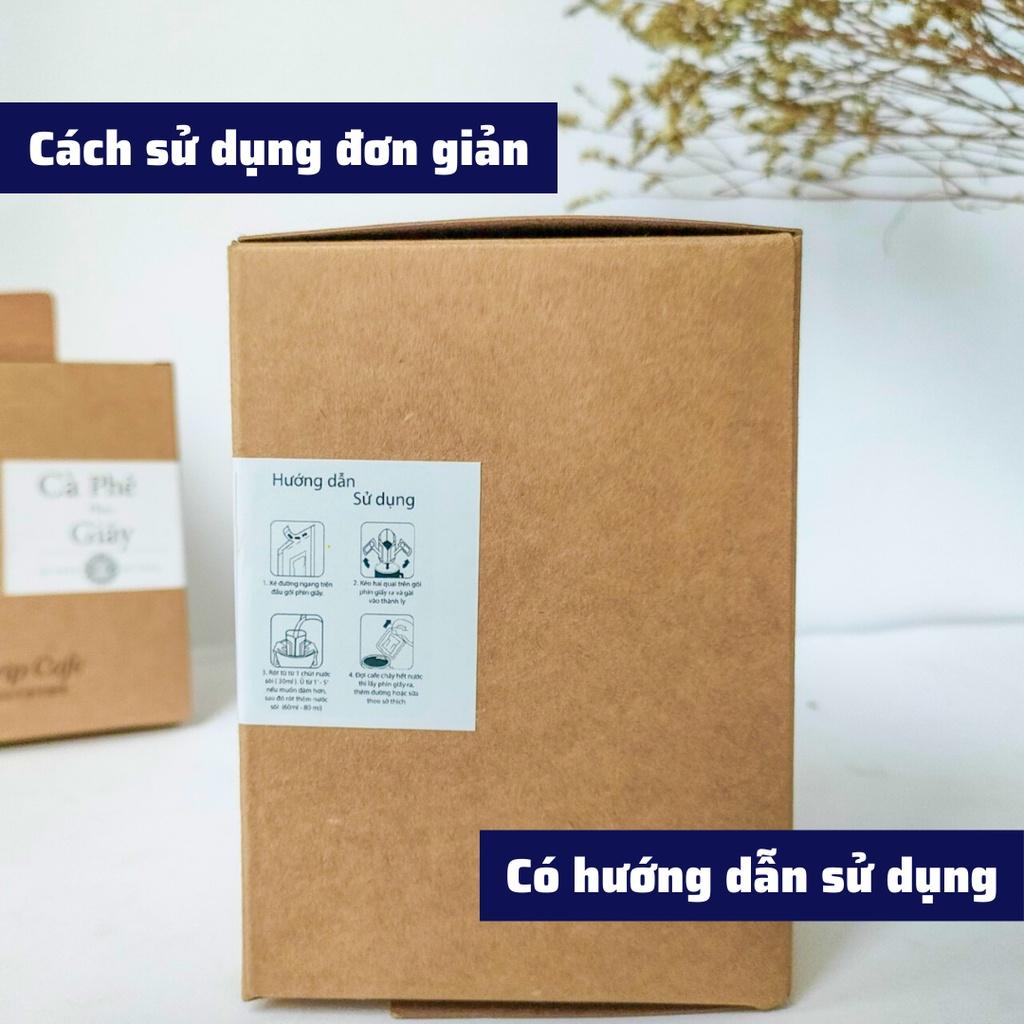 Cà phê pha phin Giấy set 5 Nhật bản cafe rang xay nguyên chất Arabica cà phê nguyên chất du lịch tiện lợi