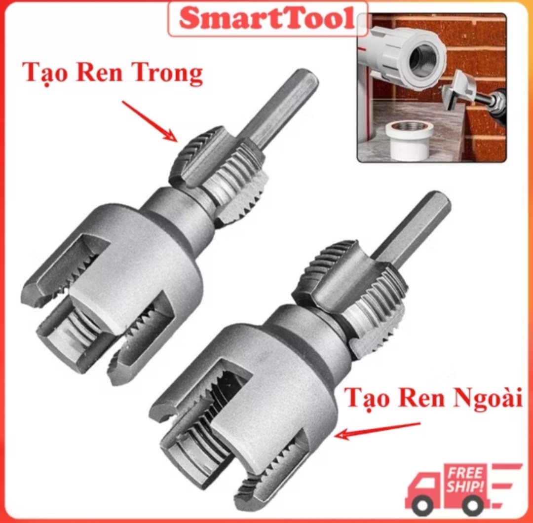 BỘ TẠO REN TRONG REN BẰNG MÁY KHOOÀI ỐNG NƯỚC BẰNG MÁY KHOAN