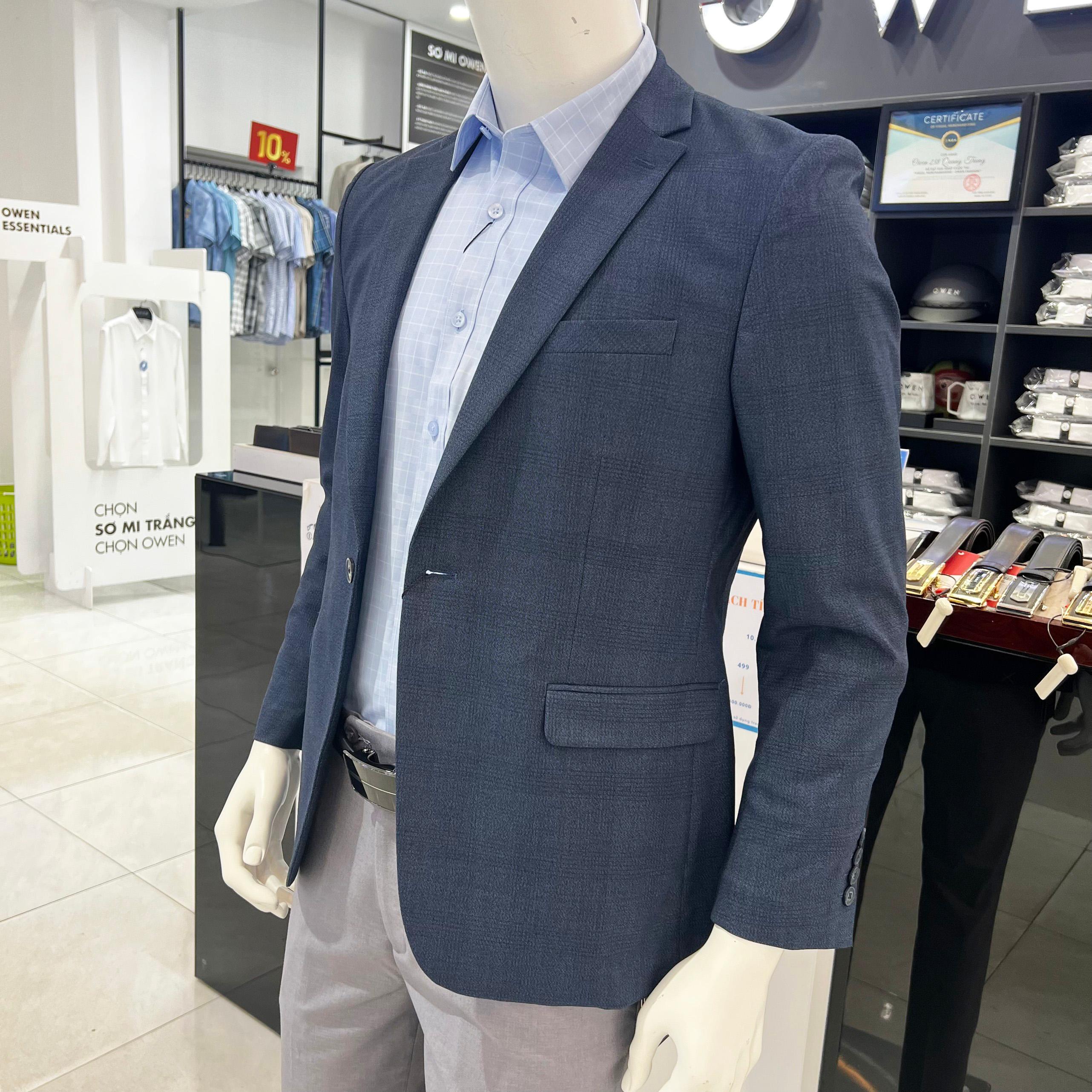 Áo Blazer OWEN nam công sở hiện đại trẻ trung dáng REGULAR mã BL231705