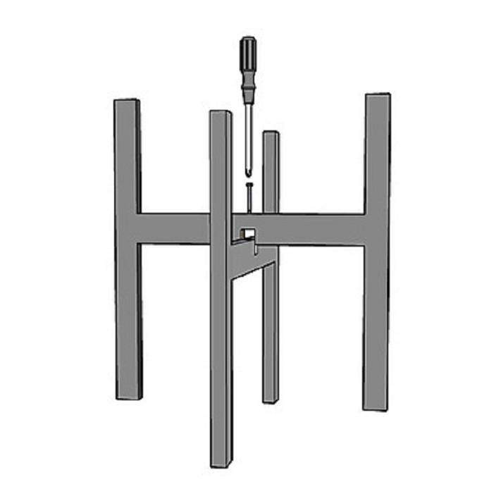 Kệ gỗ để chậu cây - Cho chậu đường kính 36 - 38 cm