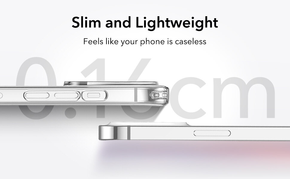 Ốp Lưng dành cho iPhone 14 Pro / 14 Pro Max/ 14/ 14 Plus/ ESR Project Zero Clear Case Trong Suốt Chống Ố Vàng - Kèm Combo Kính Cường Lực Màn Hình và Camera- Hàng Chính Hãng