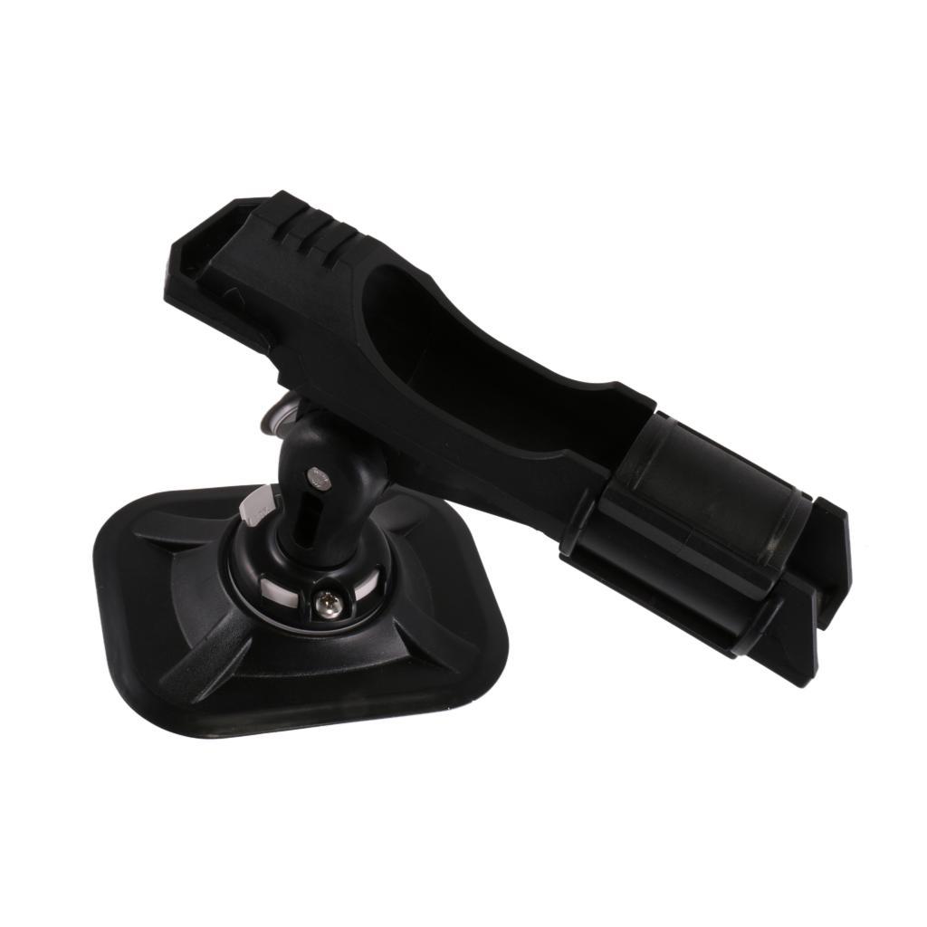 360° Adjustable Kayak Fishing Boat Rail Side Flush Mount Rod Holder Rest Kit
