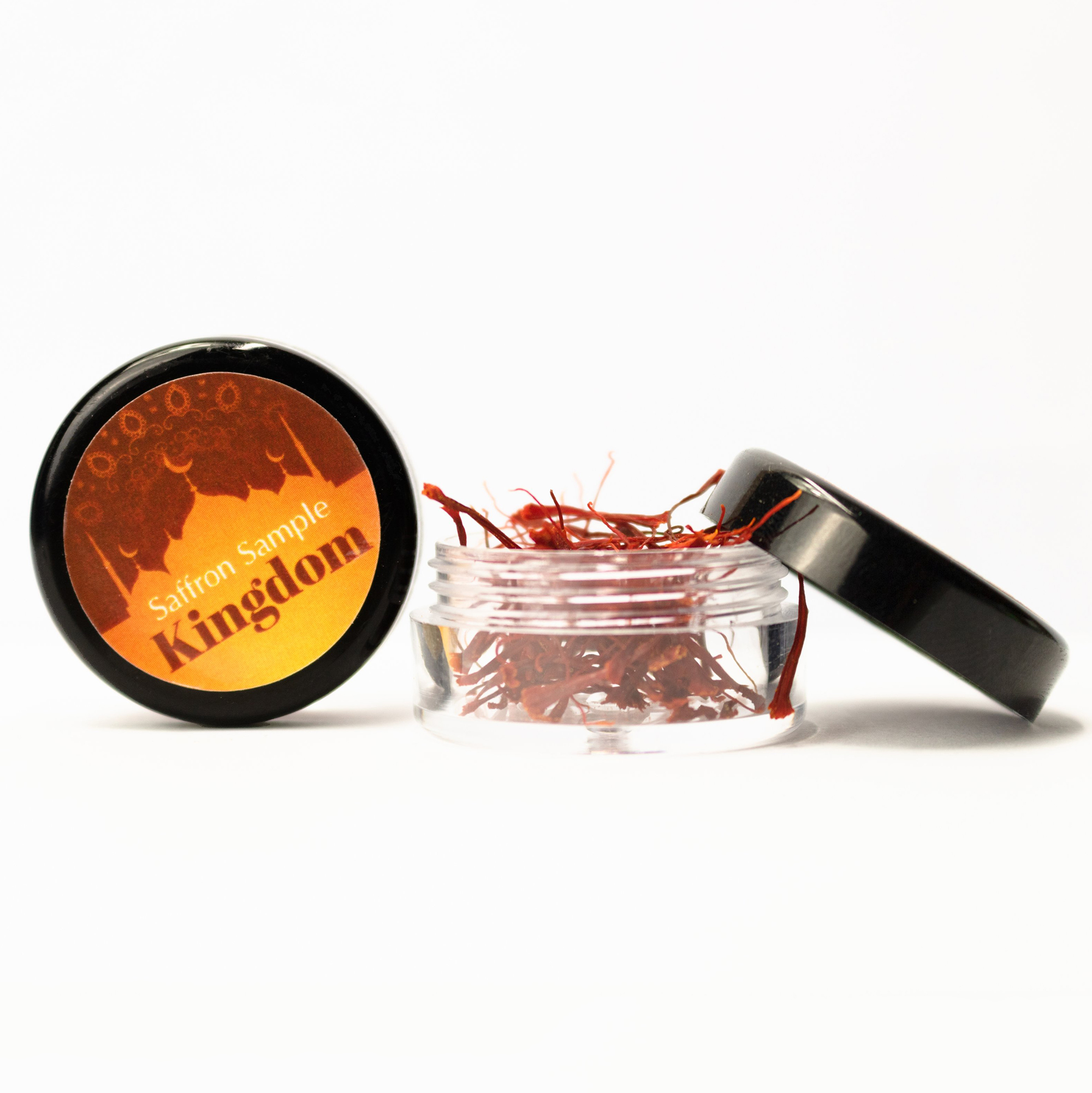 Saffron Kingdom Herb nhụy hoa nghệ tây Iran loại Super Negin thượng hạng chính hãng (mẫu thử hộp 0.1 gram) - Tặng bình nước thủy tinh cao cấp 500 ml