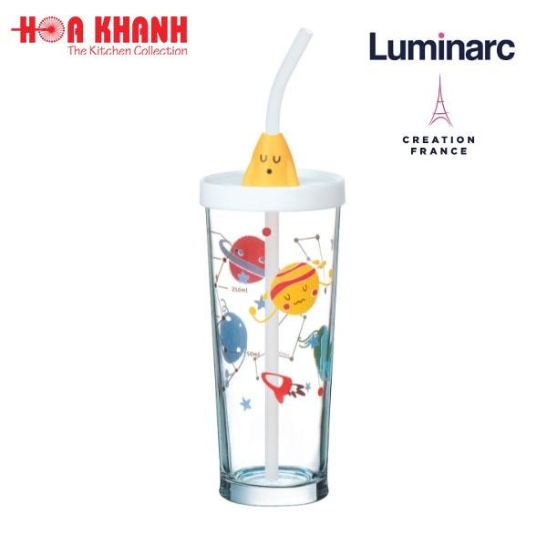 Ly Thủy Tinh Đổi Màu Có Nắp Luminarc Lille Scale Rocket 425ml - P9888