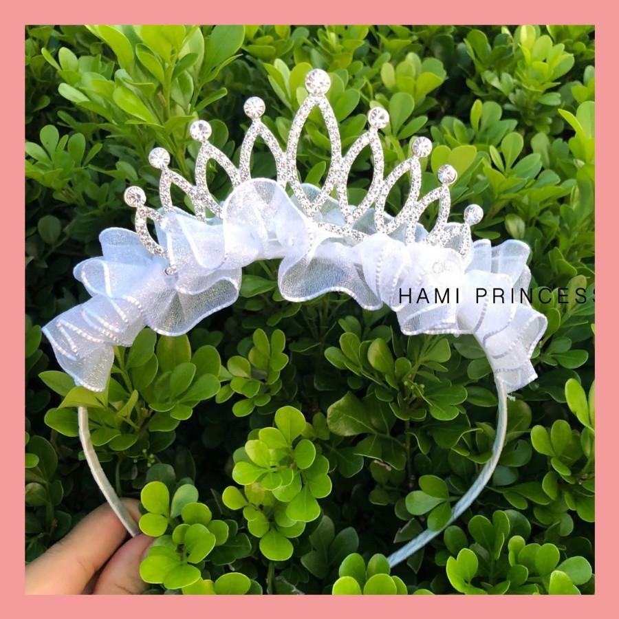 Bờm Tóc Vương Miện Size To Thiết Kế Cho Bé Gái Cực Xinh ️ HAMI PRINCESS