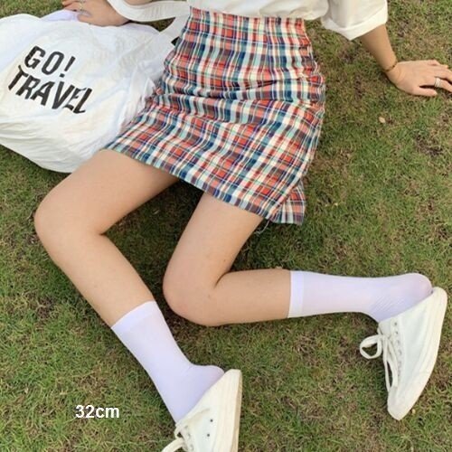 Tất vớ cao đến bắp chân, Tất vớ nữ sinh phong cách Hàn Quốc