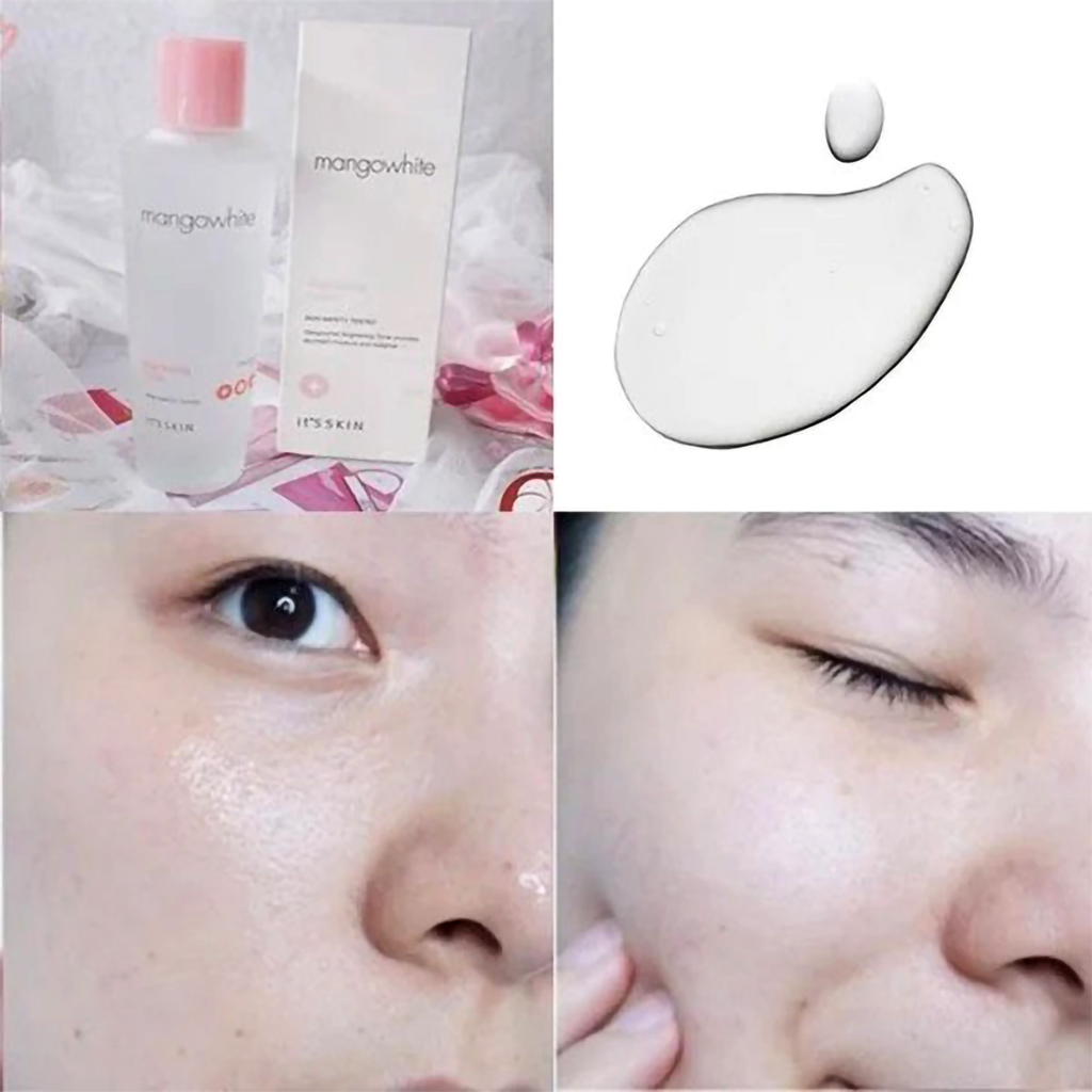 Nước Hoa Hồng It's Skin Mangowhite Britening Toner 150m làm sáng da, cấp ẩm