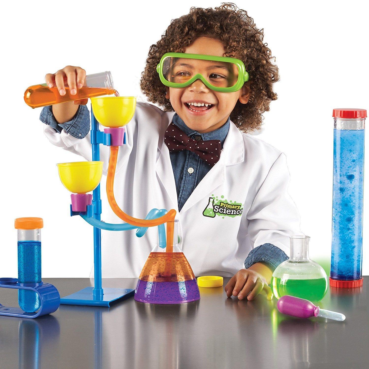 Learning Resources Bộ dụng cụ thí nghiệm khoa học cao cấp dành cho trẻ em - Primary Science Deluxe Lab Set