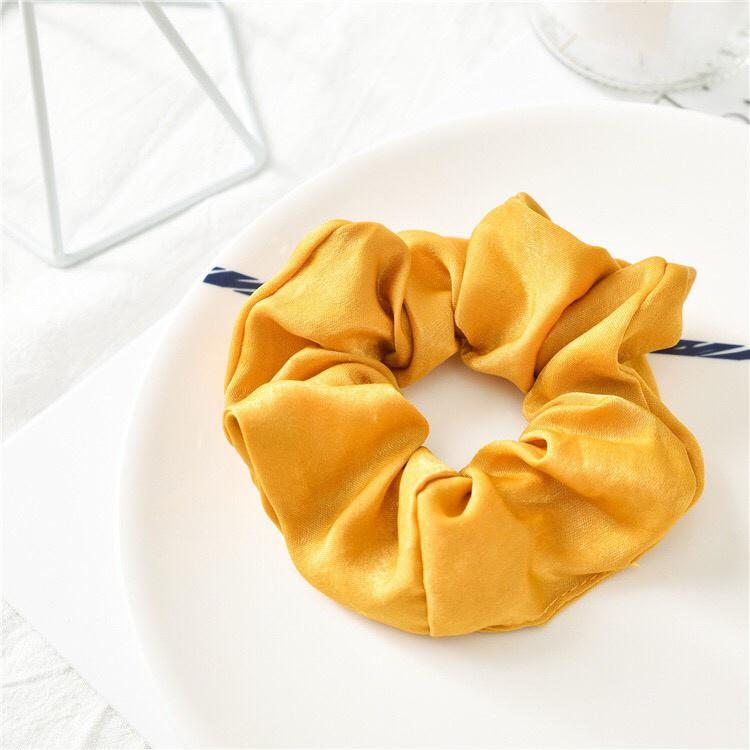 Buộc Tóc Scrunchies Cột Tóc Scrunchies Phi Bóng Mềm Mại Nhiều Màu