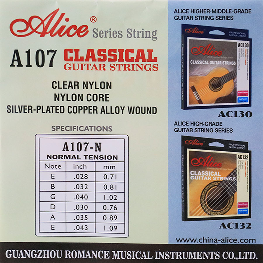 Dây Đàn Guitar Classic Alice A107