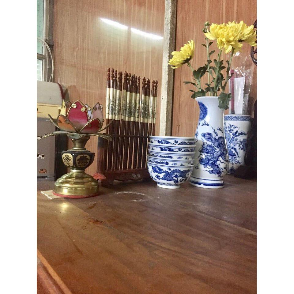 Đũa thờ 10 đôi cắm thẳng gỗ hương